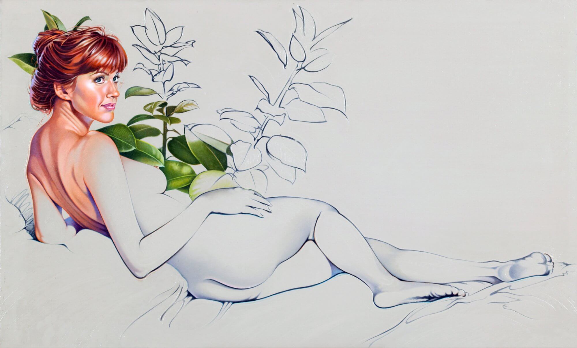 Unfinished Painting #5 (Ode to Moe)