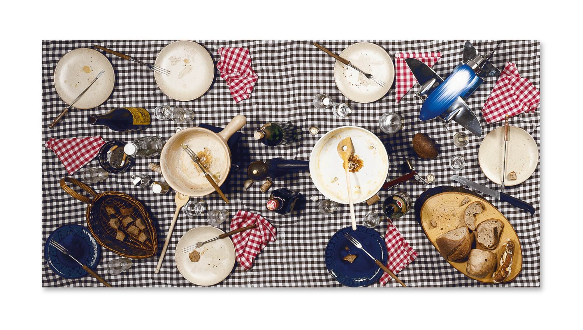 Sevilla Series No. 3 Fondue-Essen - „Eaten by...“: Edith Talman, Andy Jllien, Daniel Spoerri und Katharina Duwen