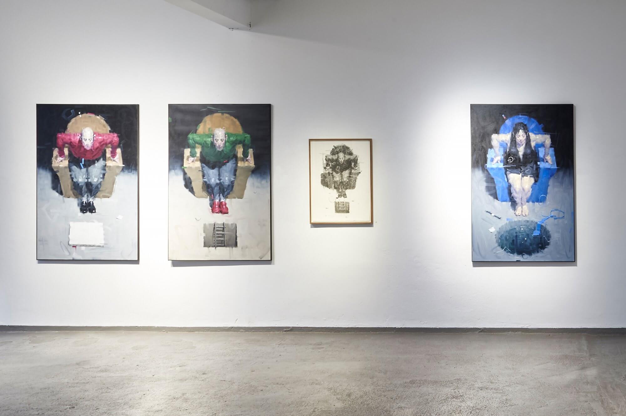 Installation view LEVY Galerie