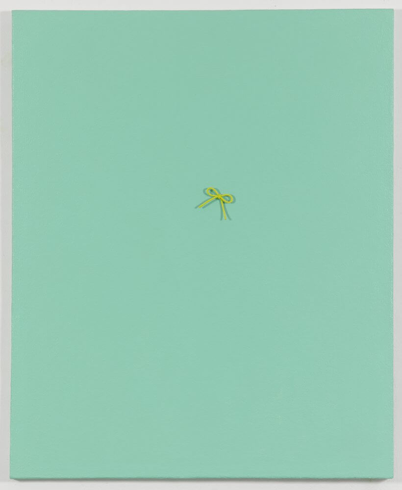 Schleifchenbild grün