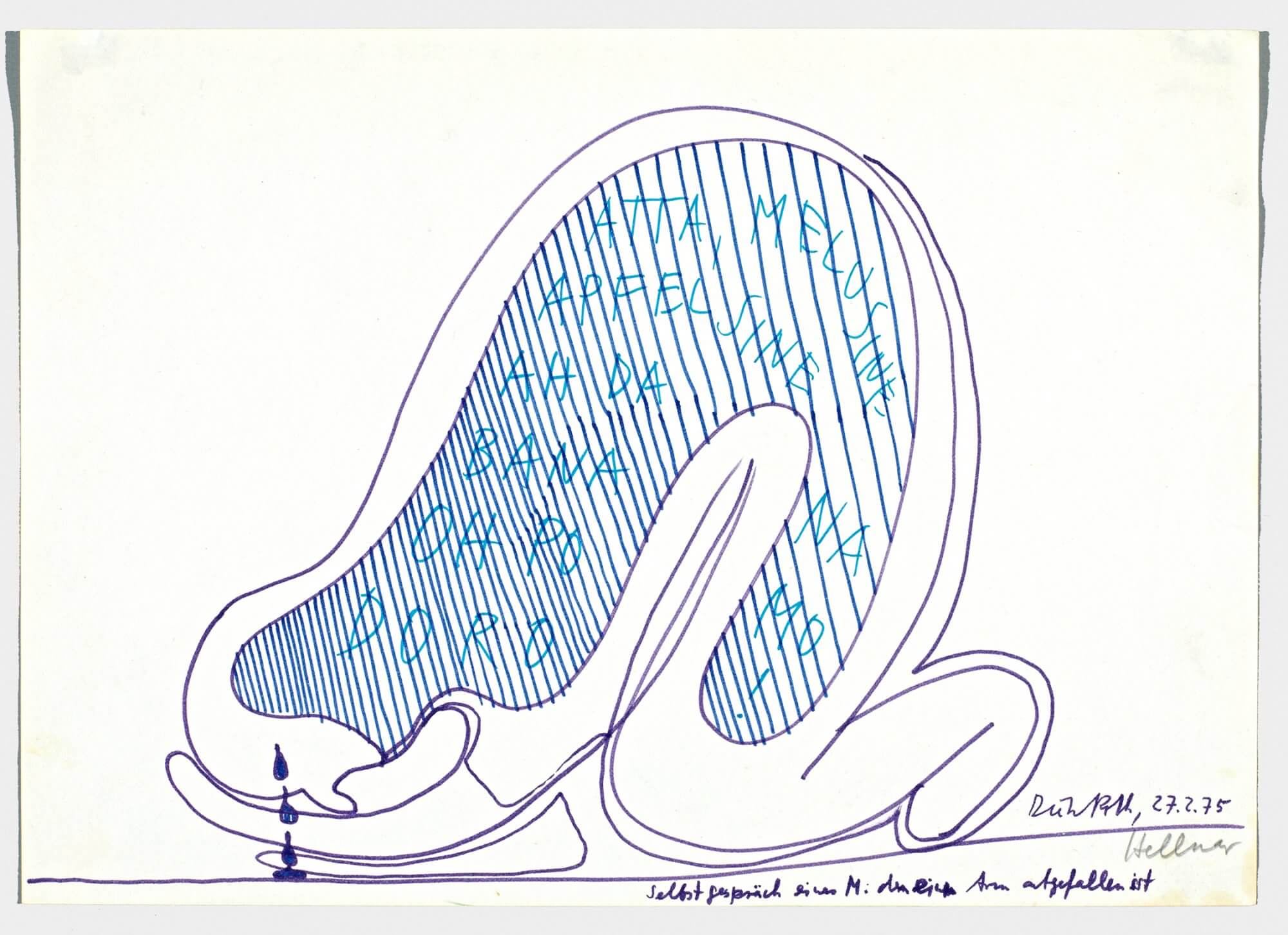 Selbstgespräch eines M., dem ein Arm abgefallen ist