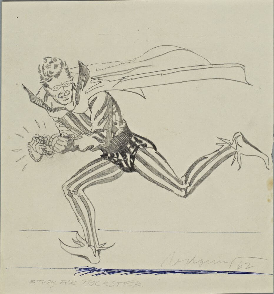 Study for Trickster: Sketch #1