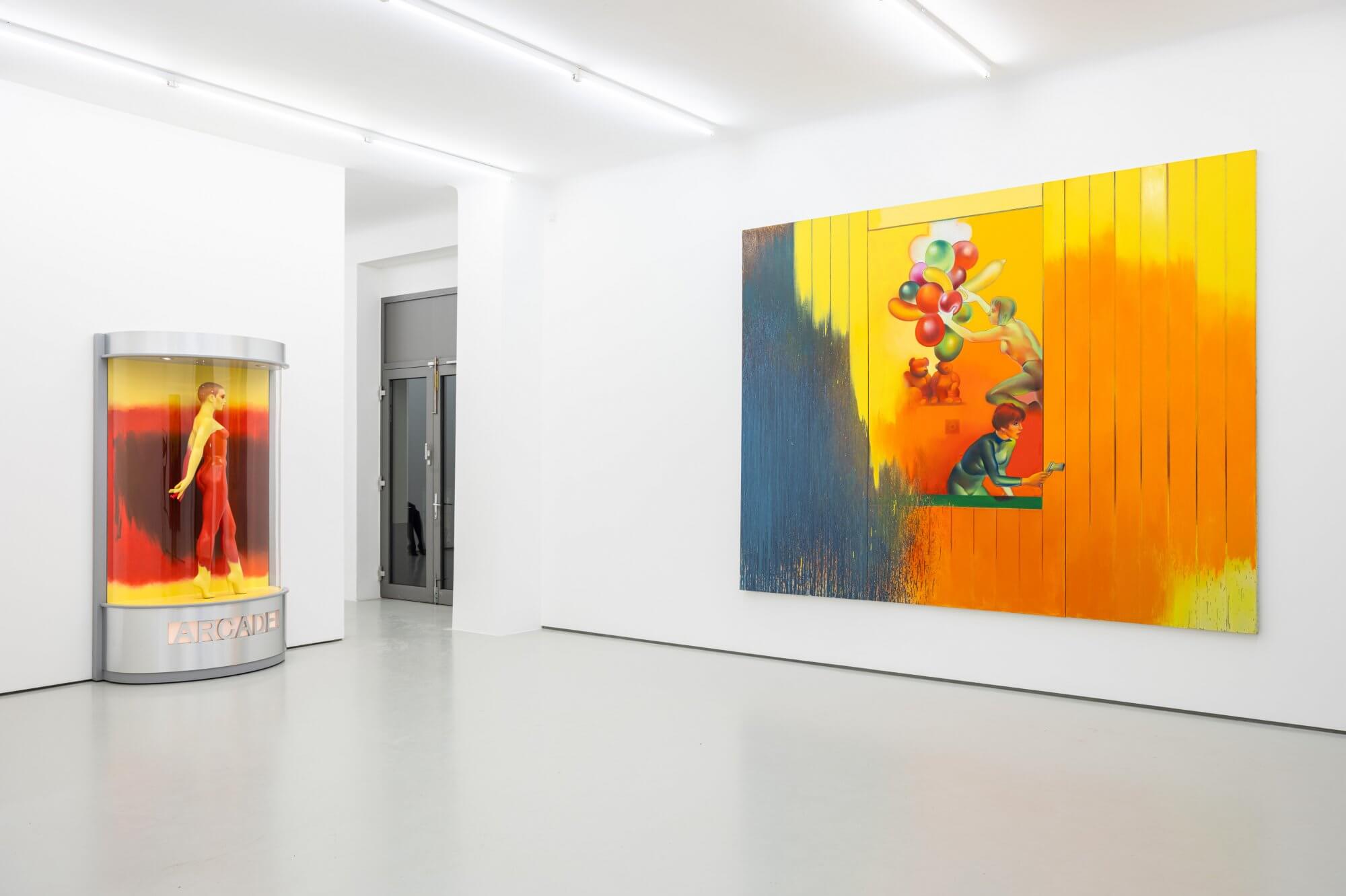 Installation view: Jour de fête, 2023 LEVY Berlin| Installation view: © Marcus Schneider